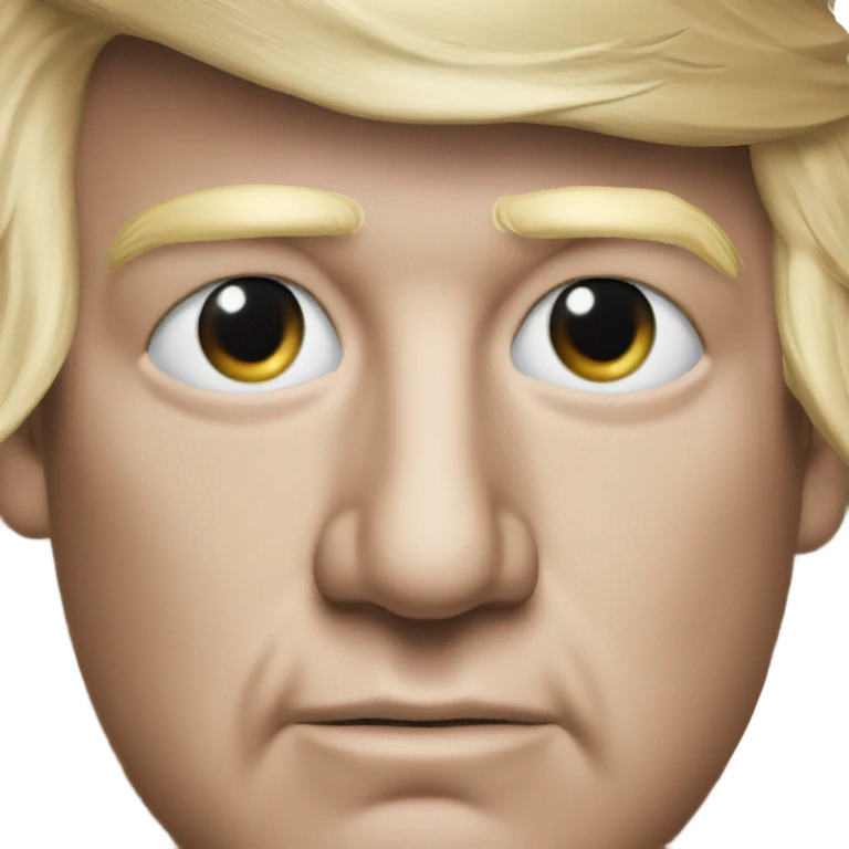 Donald trump with Apple Vision Pros on emoji