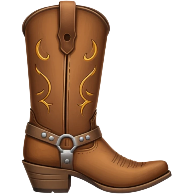 Cowboy boot emoji