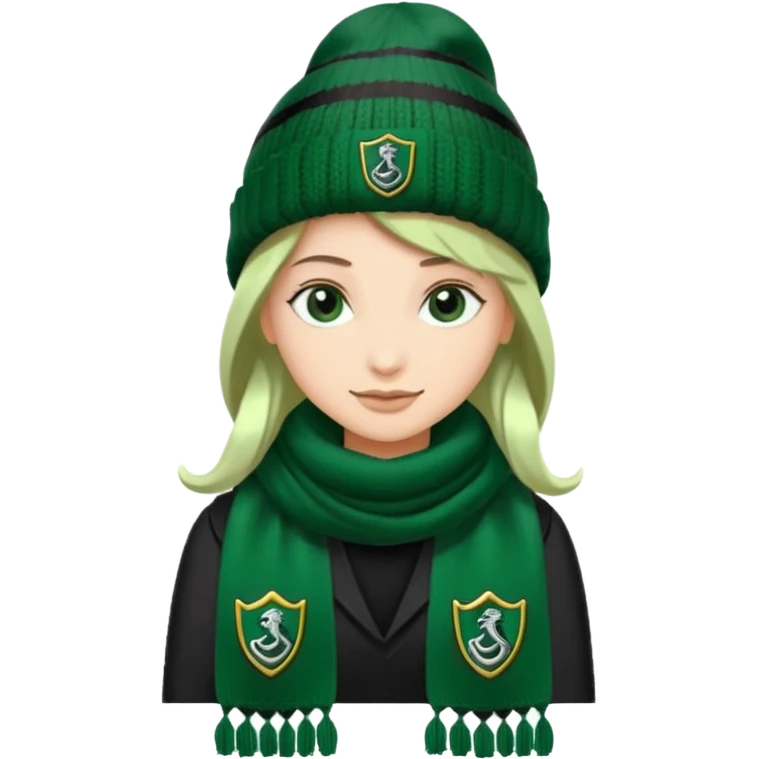 Slytherin schal und mütze emoji