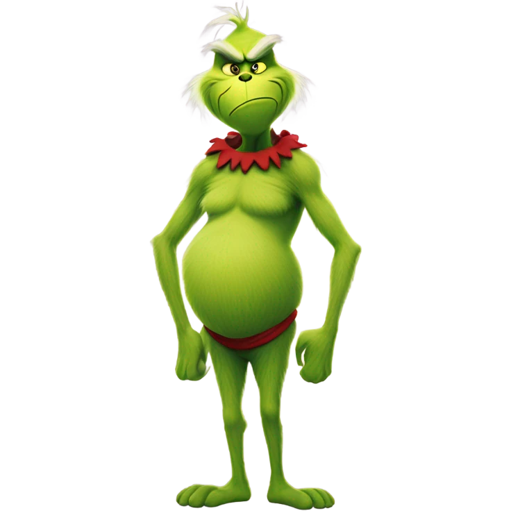 The grinch with big feet emoji