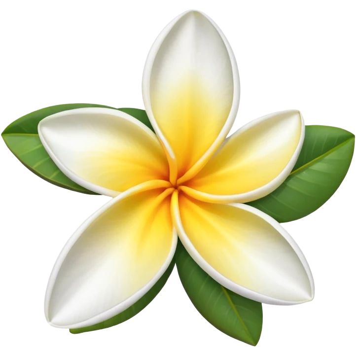 plumeria flower emoji
