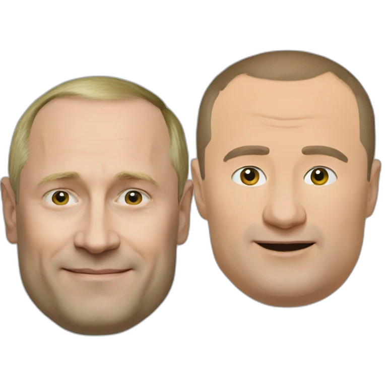 Putin and Zelensky  emoji