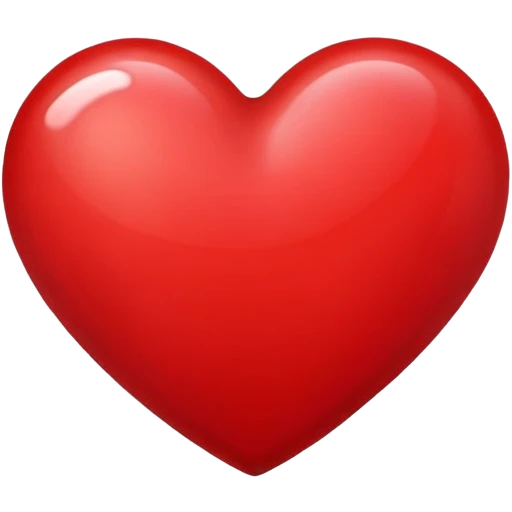 red heart emoji