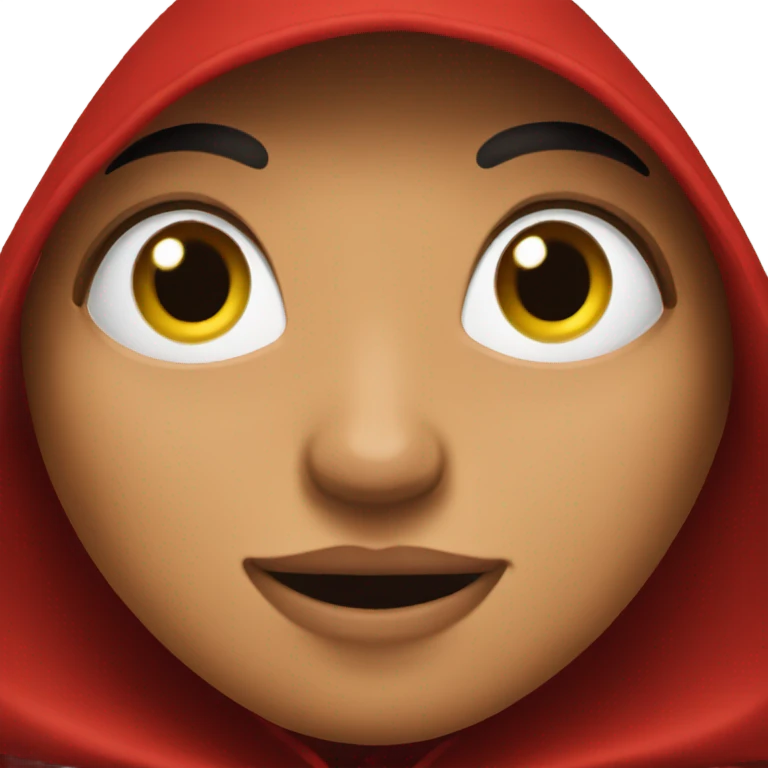 red riding hood emoji
