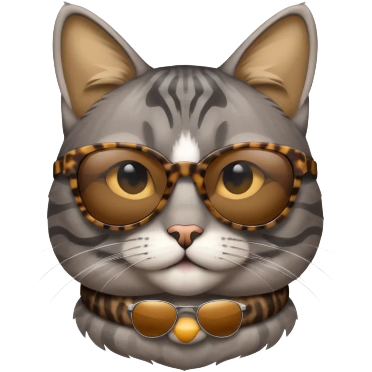 Cat wearing sunglasses emoji