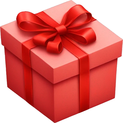 RED GIFTBOX emoji