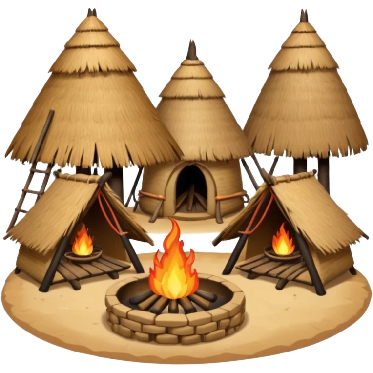 fire tribe willage emoji