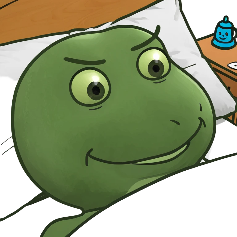 Deitada na cama emoji