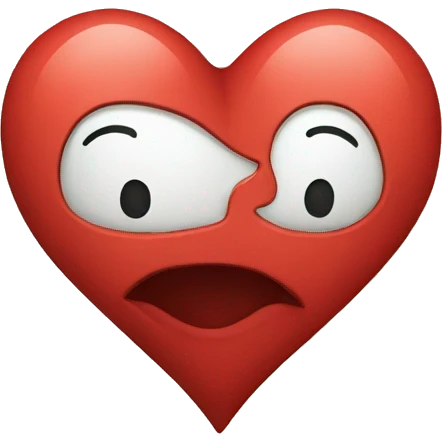 Corazón roto iPhone emoji