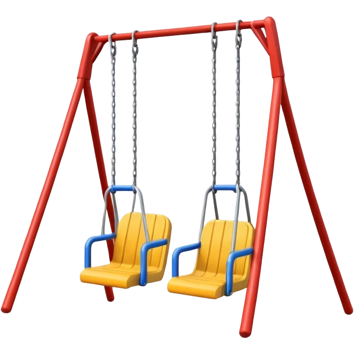 2 swings with no one on it emoji