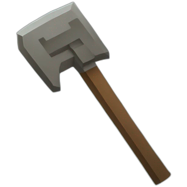 pixel pickaxe emoji
