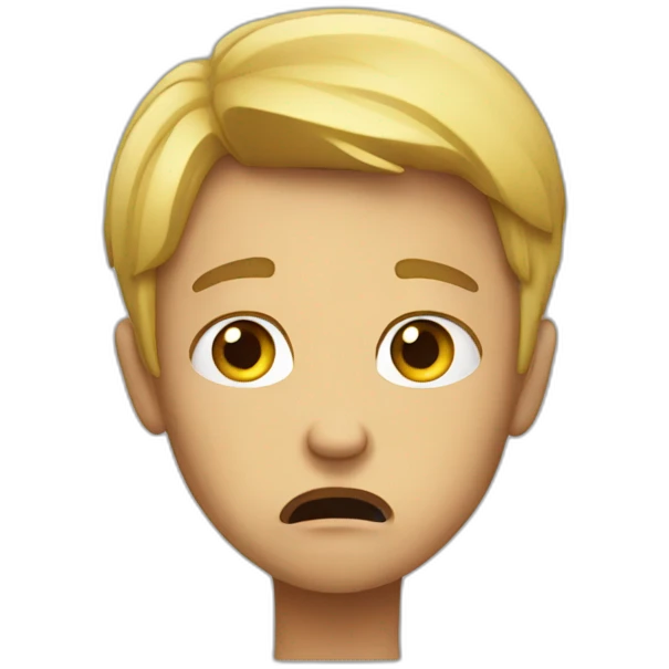 frustrated emoji