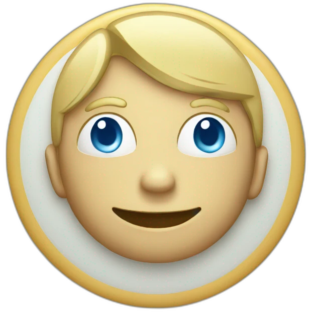 Blue badge emoji
