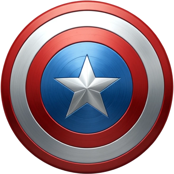 Captain america's shield emoji