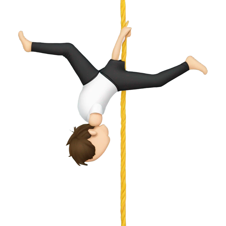 elon musk doing a handstand on a tightrope emoji