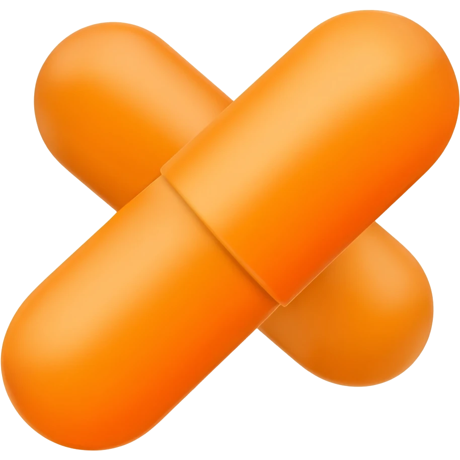 orange pills emoji