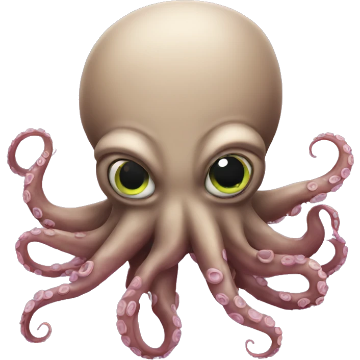 Grumpy octopus emoji