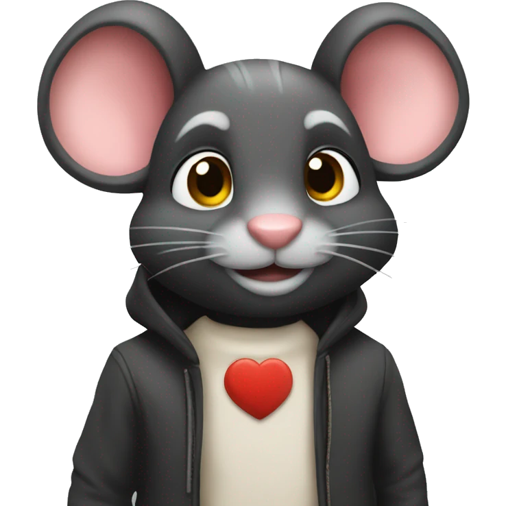 ratoncito enamorado emoji