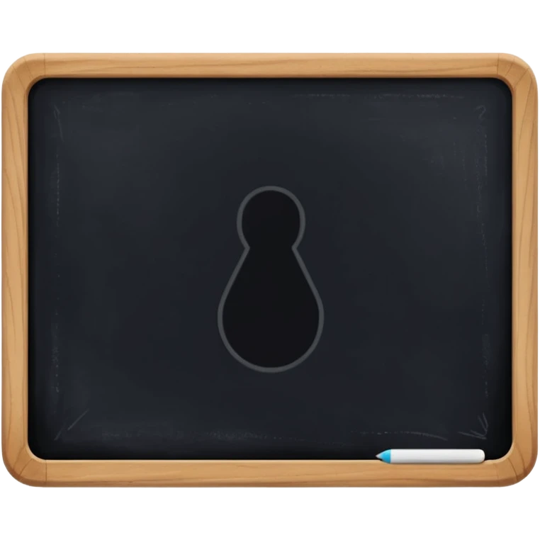 chalk board emoji