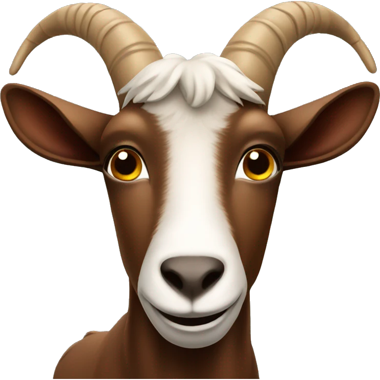Brown goat emoji