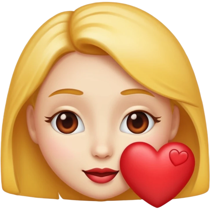 Flirty emoji, heart eyes, loving and affectionate emoji