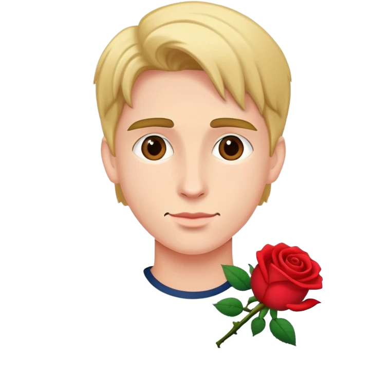 Hart with a rose emoji