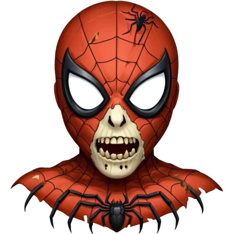 HOMEM ARANHA ZUMBI ROSTO emoji