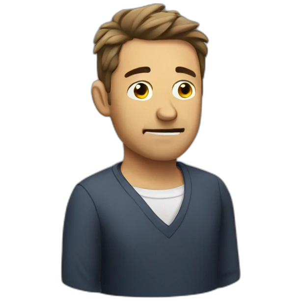 Drunk guy emoji