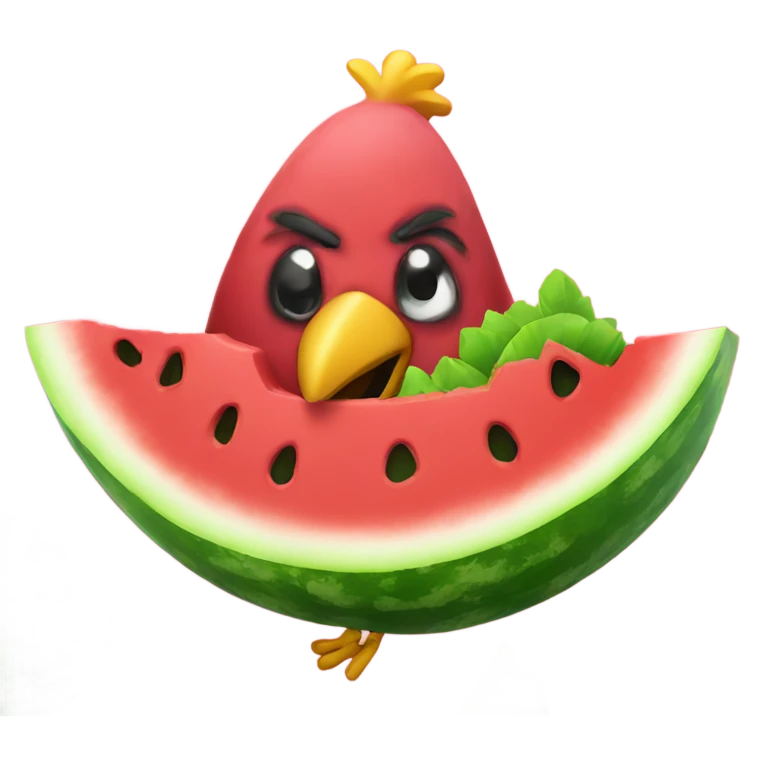 Watermelon chicken  emoji