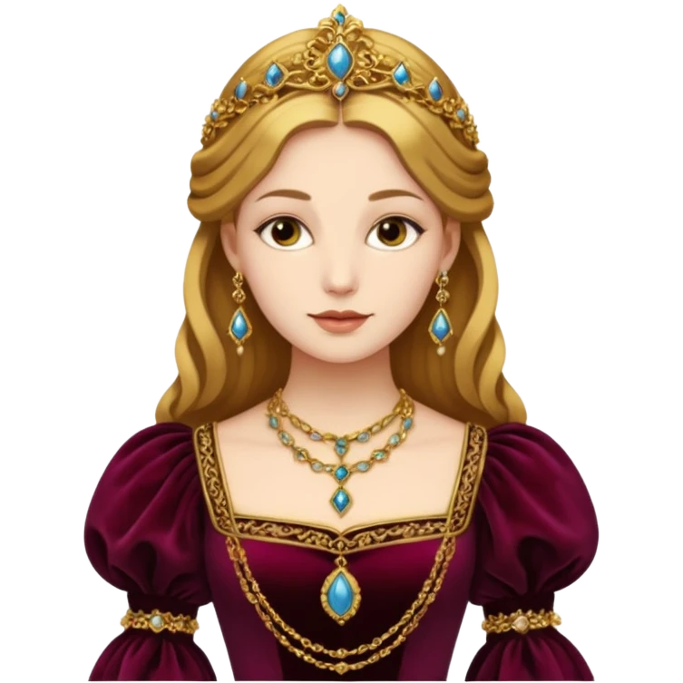 Renaissance lady  emoji