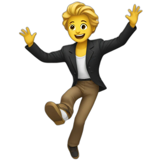 Flips dancing emoji