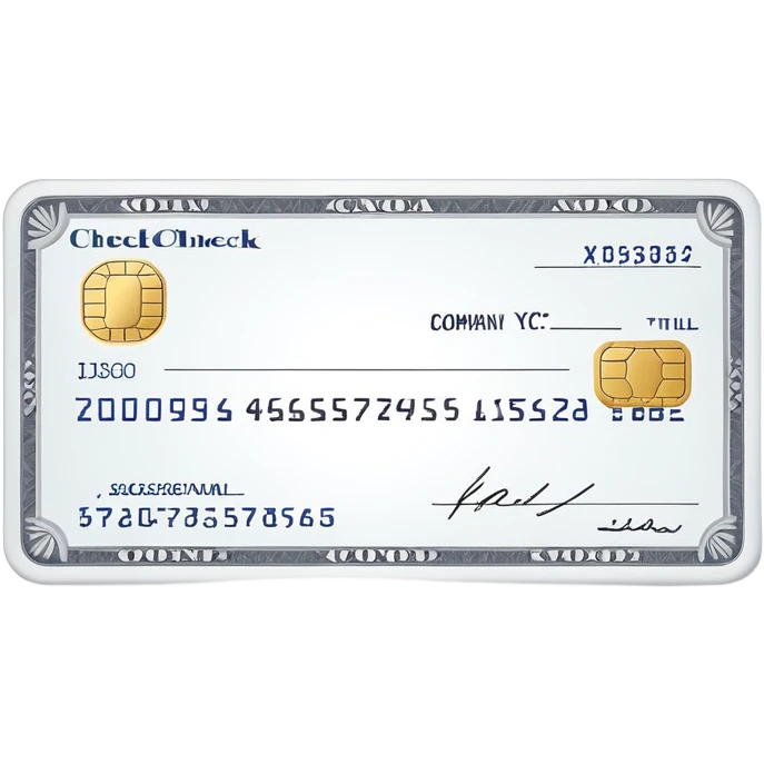 bank check for yc company emoji