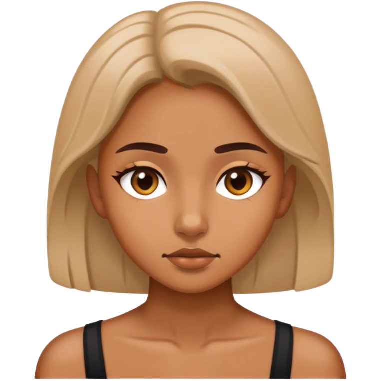 girl unbothered emoji