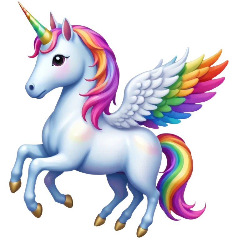 Unicorn with wings  emoji