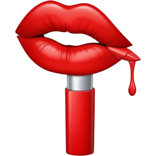 Lipstick mark kiss emoji