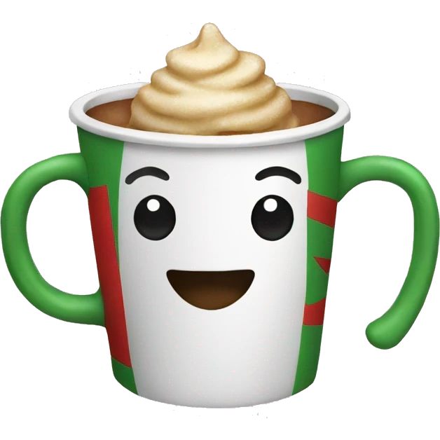 Christmas cup emoji