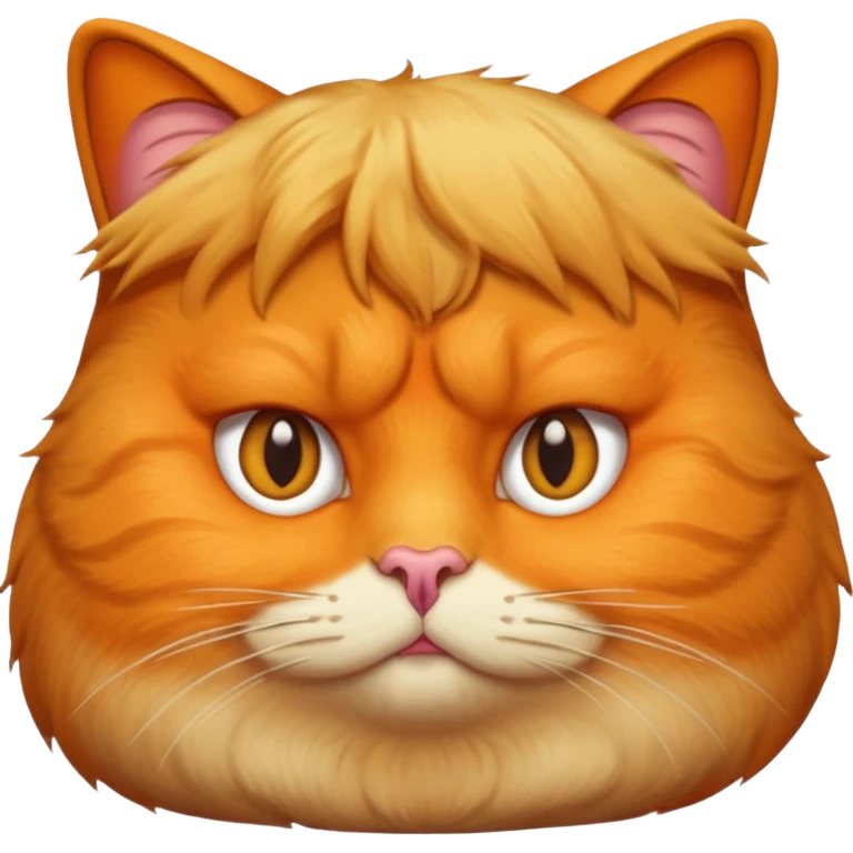 donald Trump as a fat cat emoji