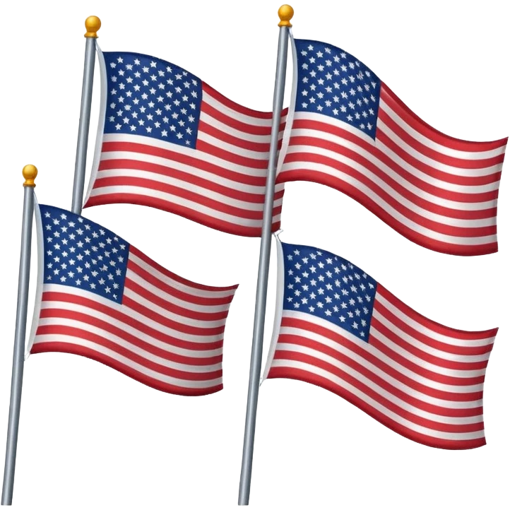 asian flag and american flag emoji emoji