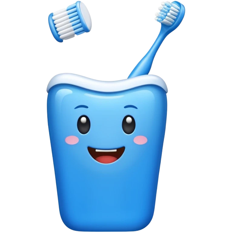 blue Toothbrush emoji