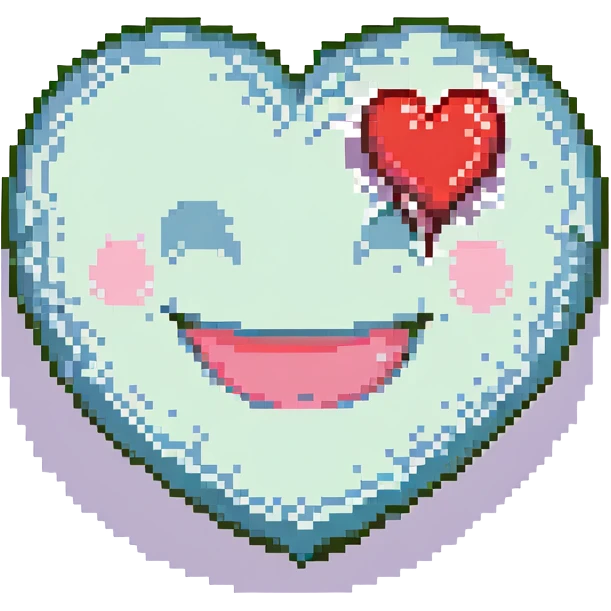 smiling face with a heart popping out emoji