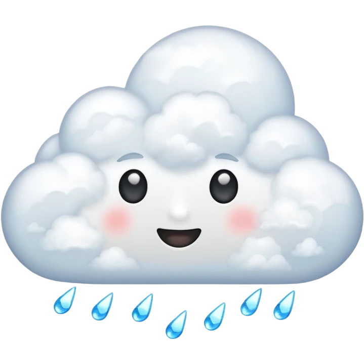 cloud with sparkles  emoji