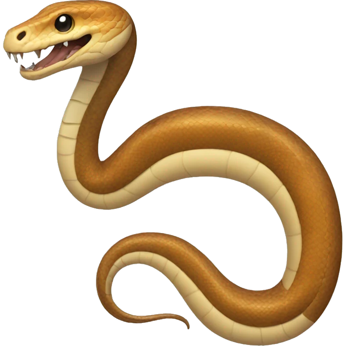 Snake with horse legs emoji