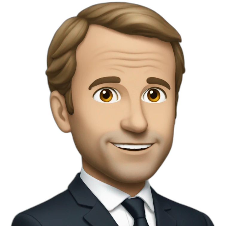 Macron choqué emoji