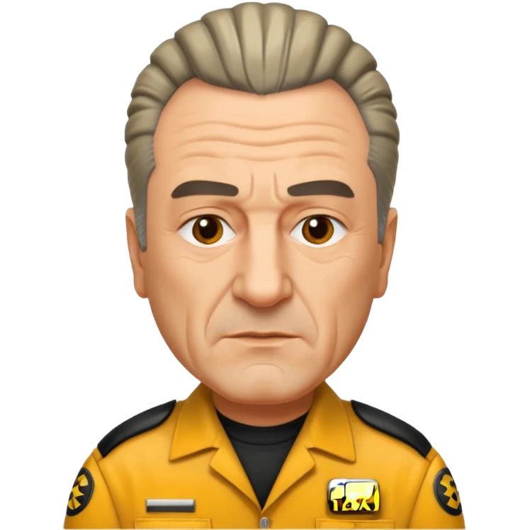 deniro dans taxi driver avec la crete emoji