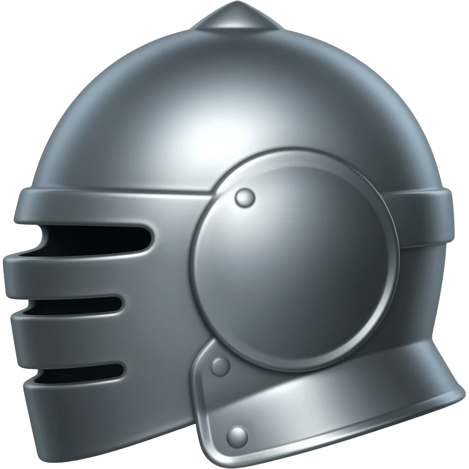 Knight's helmet emoji