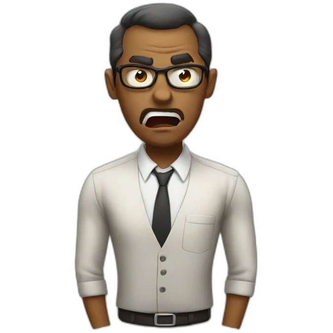mad angry teacher emoji