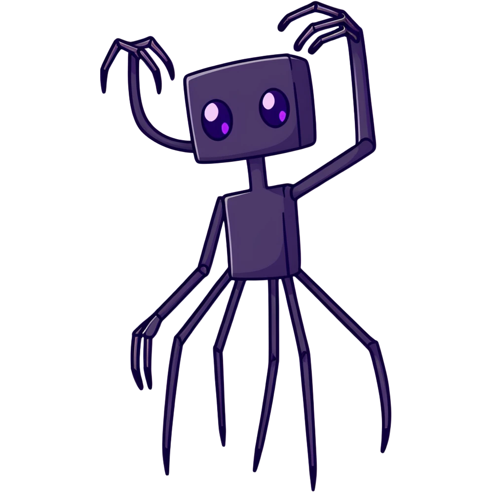 Minecraft Enderman emoji