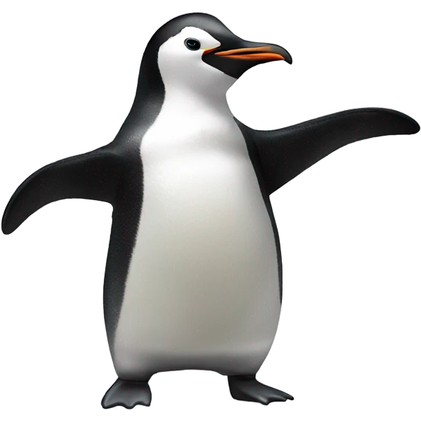 Penguin dancing emoji