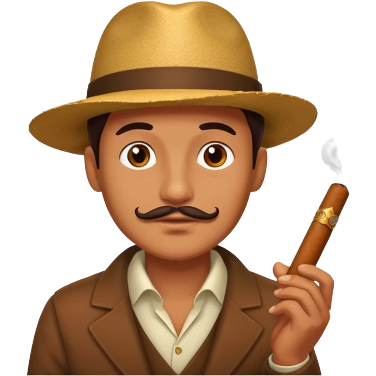 mafia boss cigar emoji