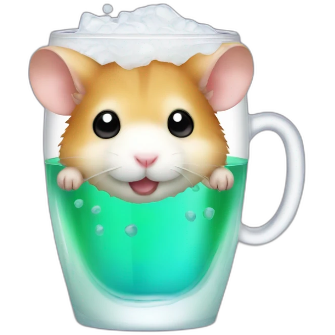 hamster drink emoji